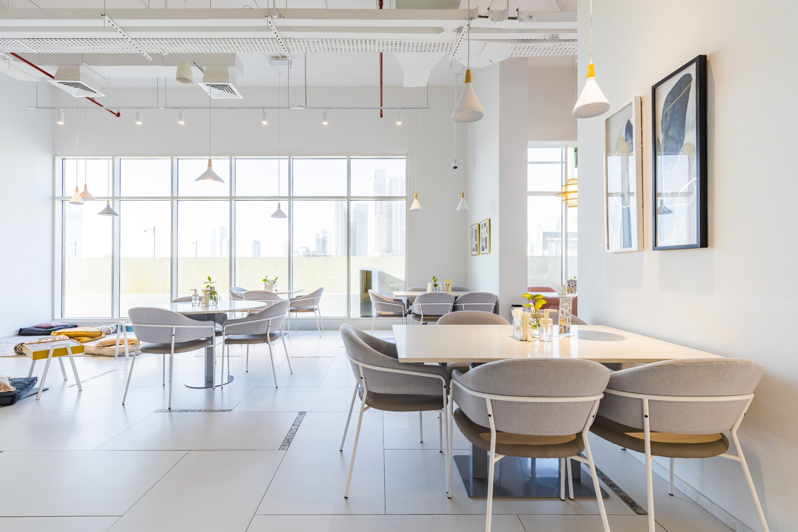 Contemporary interior design Dubai with clean lines and premium finishes